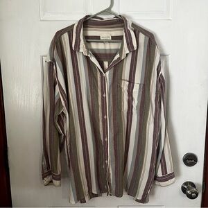 American Eagle Outfitters Multicolor Striped Shirt